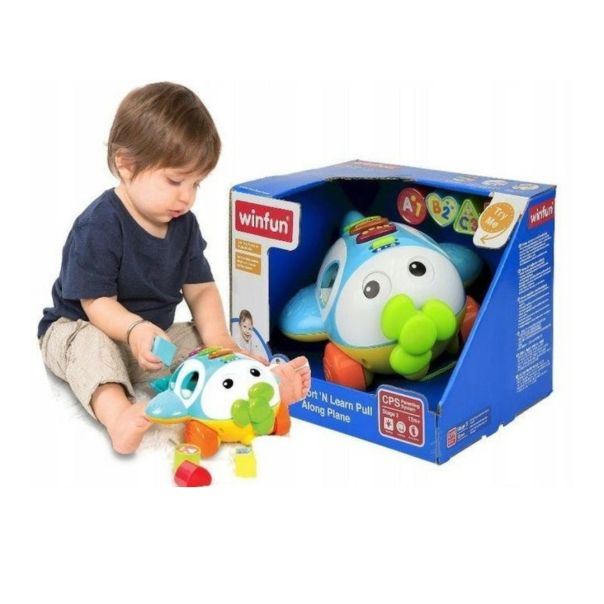 WINFUN Edukativna igračka Avion Sort and learn B/O 001505 - 47282