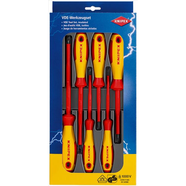 KNIPEX Odvijači 1000v 6/1 - 00 20 12 V01