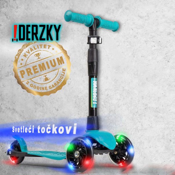 DERZKY Trotinet Baby 1-5 godina tirkizna - 003-0-19-16-I