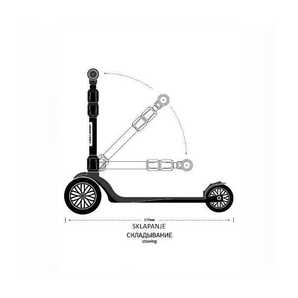 DERZKY Trotinet Baby 1-5 godina roza - 003-0-19-59-I