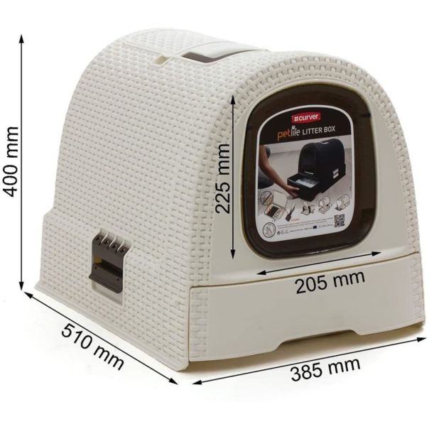 CURVER Transporter za kućne ljubimce krem  51x38x33 cm - CU 00615-P16