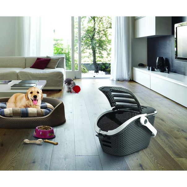 CURVER Transporter za kućne ljubimce grafit  51x38x33 cm - CU 00616-P15