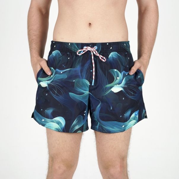 ARENA Šorc men's arena water prints beach short ao M - 007159-630