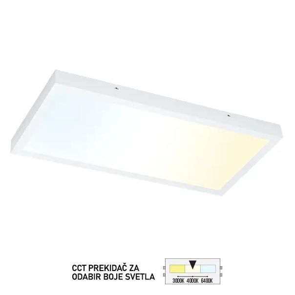 FORMA Nadgradni LED panel 600x300mm LPA-08-6336P CCT - EP2792338