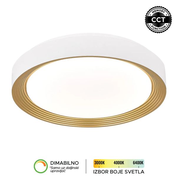 FORMA LED plafonjera 54W 3000K - 6400K LP-405-54R WH+SG - EP2932150