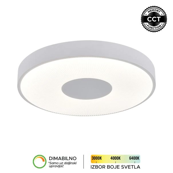 FORMA LED plafonjera 28W 3000K - 6400K LP-408-28R WH - EP2932090