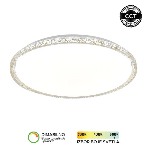 FORMA LED plafonjera 54W 3000K - 6400K LP-412-54R WH - EP2932054