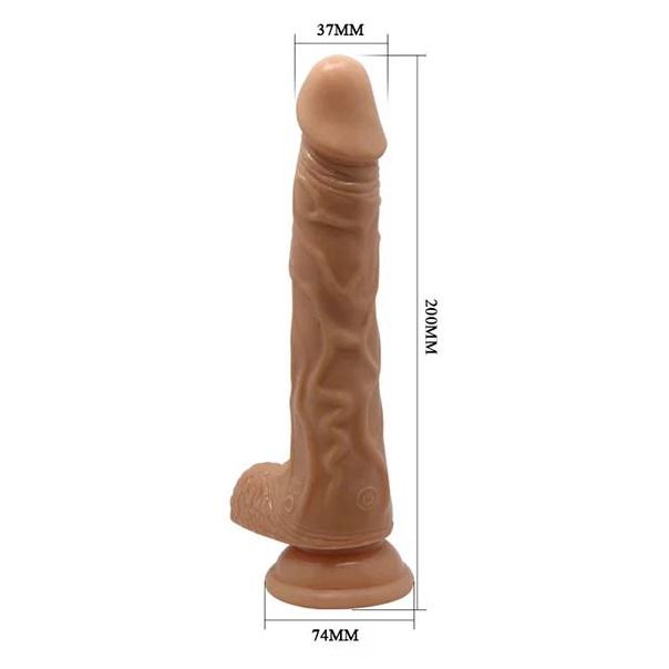Pokretljivi Vibro Dildo Bodach - 008080EA