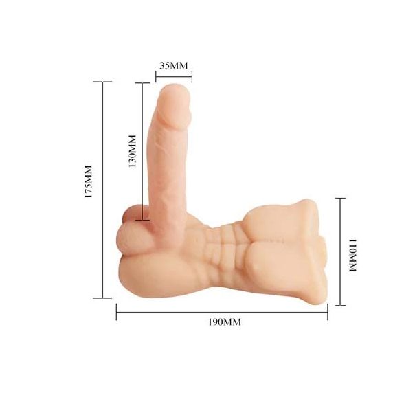 Vibro dildo sa torzom - 008083