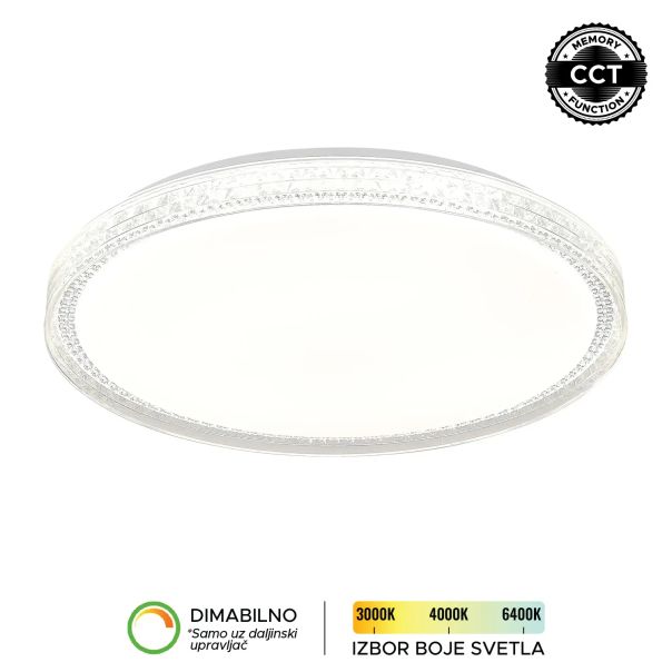 FORMA LED plafonjera 54W 3000K-6400K LP-417-54R CL - EP2927402