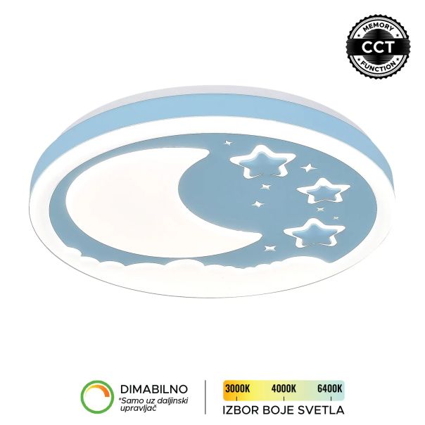 FORMA LED plafonjera 54W 3000K-6400K DF4911-54C BL - EP2932141