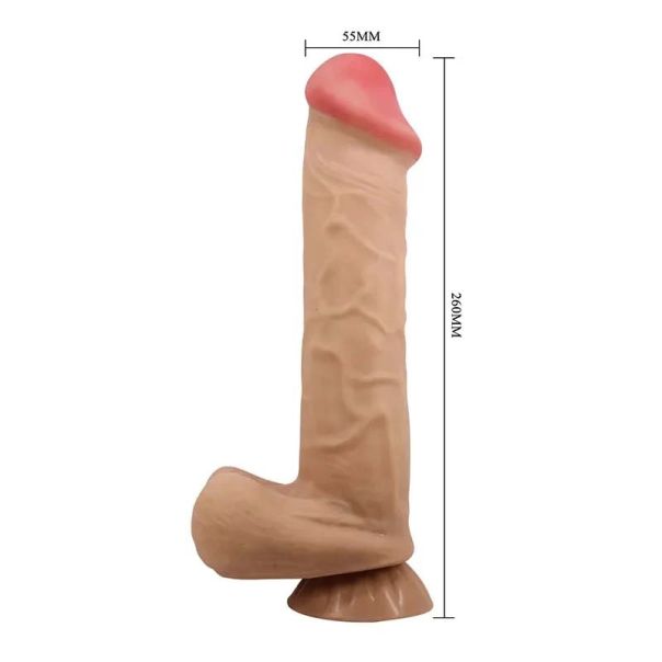 Sliding Skin Dildo 26cm - 008103NRG