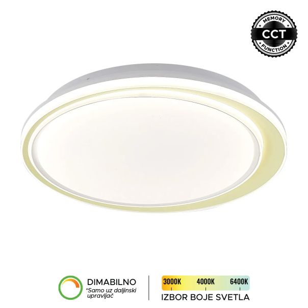 FORMA LED plafonjera 54W 3000K-6400K LP-422-54R YL - EP2932147