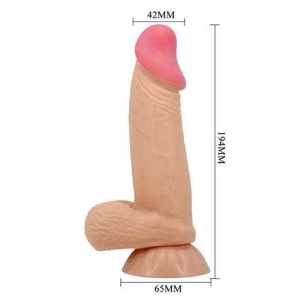 Sliding Skin Dildo 19cm - 008108NRG