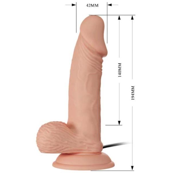 Mekani Vibro Dildo 19cm Zebulon - 008108ZR