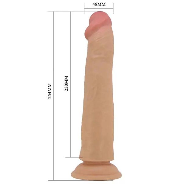 Dildo sa kozicom koja se pomera 25cm - 008118LP