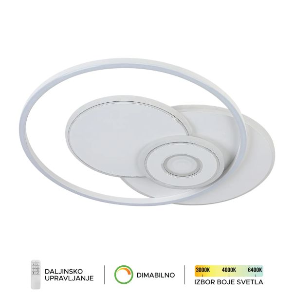 FORMA LED plafonska lampa 36W 3000K,4000K,6400K F2103-36C WH - EP2927417