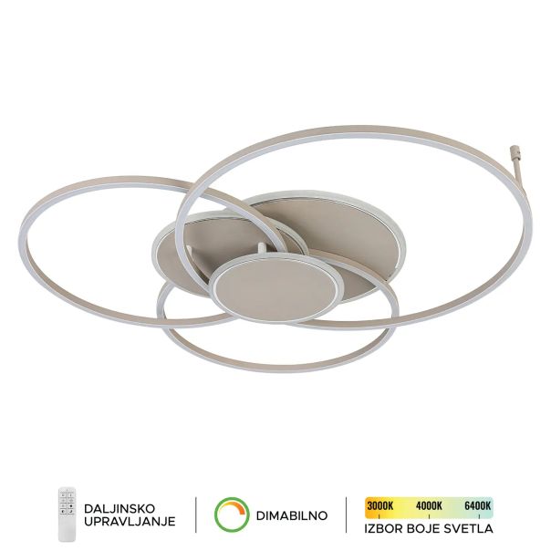 FORMA LED plafonska lampa 40W 3000K,4000K,6400K F2105-40C BE - EP2963156