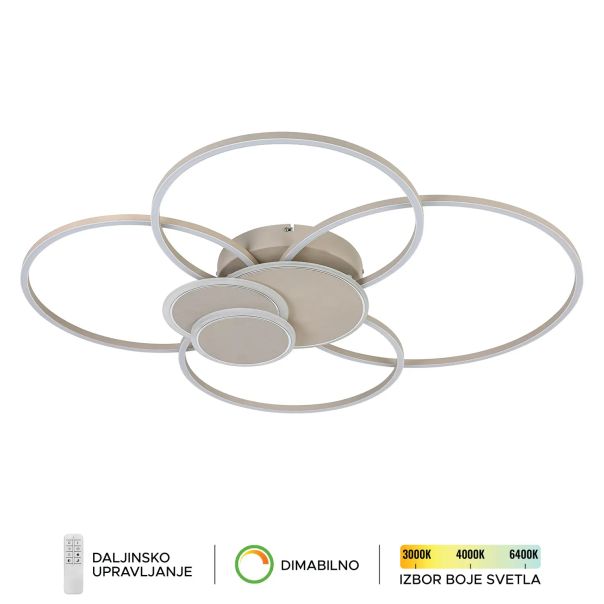 FORMA LED plafonska lampa 50W 3000K,4000K,6400K F2105-50C BE - EP2927435