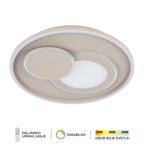 FORMA LED plafonska lampa 24W 3000K,4000K,6400K F2106-24C BE - EP2927438