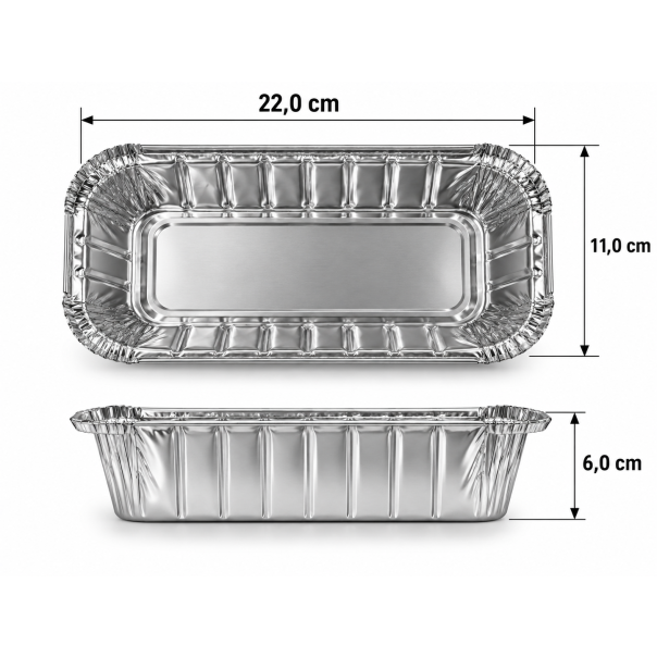MKS Aluminijumska posuda 22 × 11 × 6 cm - EP3267959
