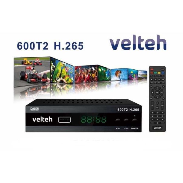 VELTEH Set top box, 600T2, H.265 - 00T204