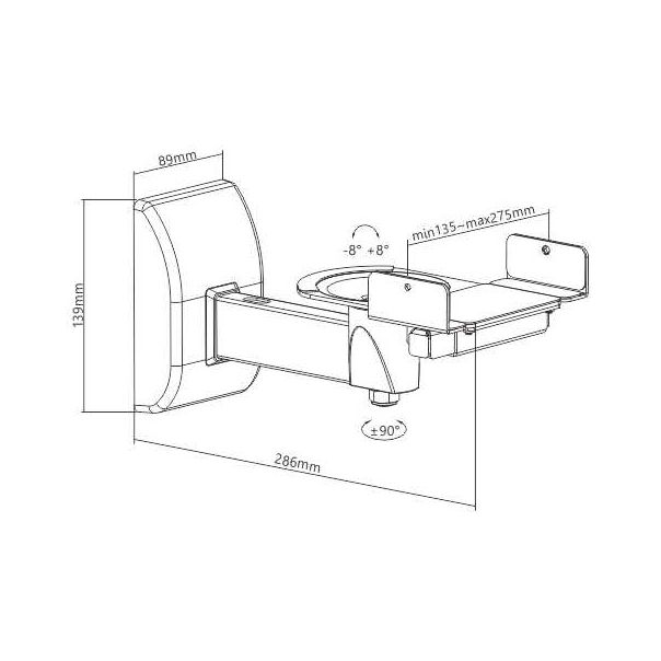 KETTZ Nosači za audio zvučnike NZV-051 - 01-191