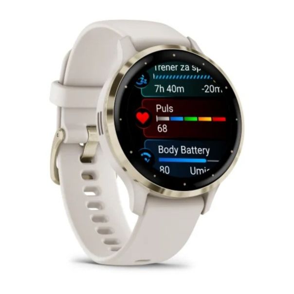 GARMIN Sat Venu 3S Ivory Gold - 010-02785-04