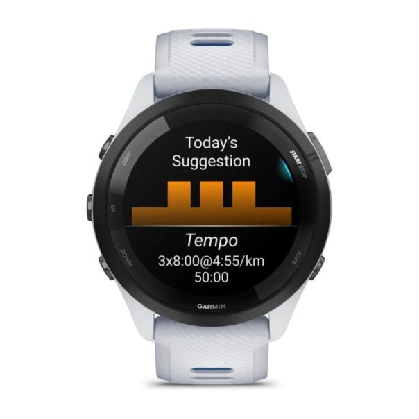 GARMIN Sat Forerunner 265 M Whitestone tidal blue - 010-02810-11