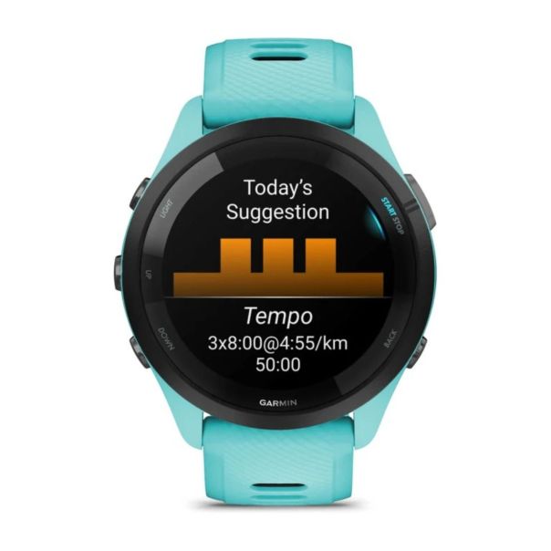 GARMIN Sat Forerunner 265 M Aquamarine - 010-02810-12