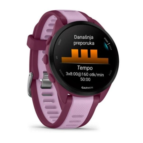 GARMIN Sat Forerunner 165 M Berry - 010-02863-33