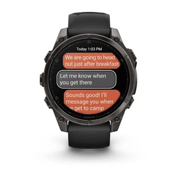 GARMIN Sat Fenix 8 47,AMOLED,Sap,PebbleGy - 010-02904-21