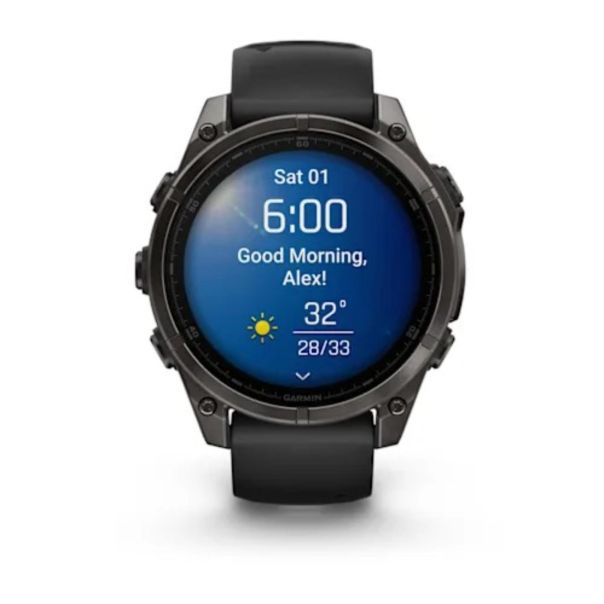 GARMIN Sat Fenix 8 47,AMOLED,Sap,PebbleGy - 010-02904-21