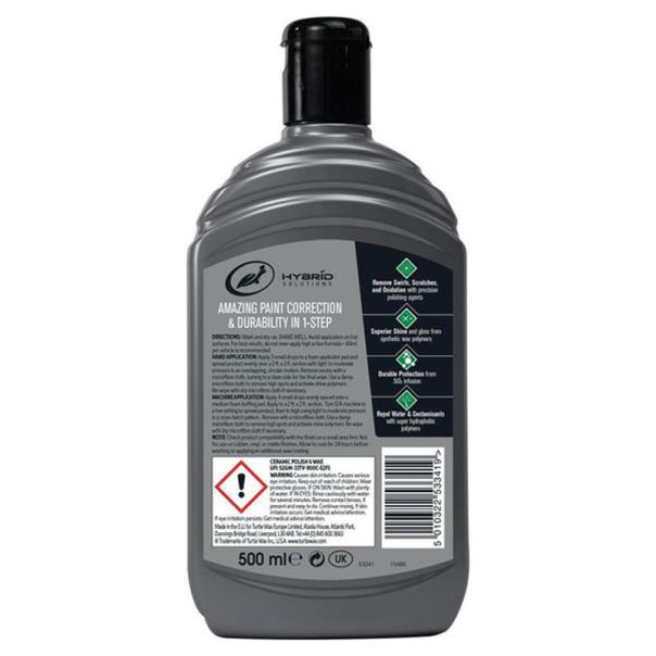 TURTLE WAX Ceramic polish & wax 500 ml - 011053341