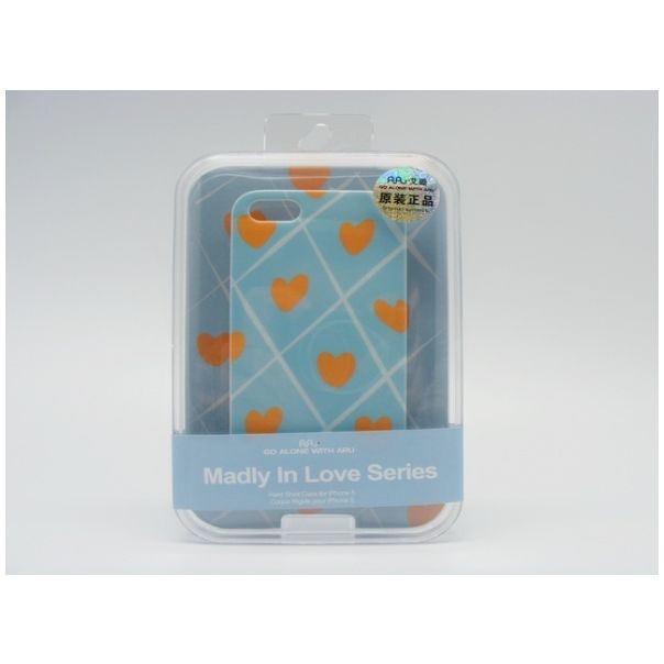 Maska Love iPhone 5 svetlo plava - EP2447435