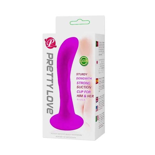Zakrivljeni analni dildo - 014160