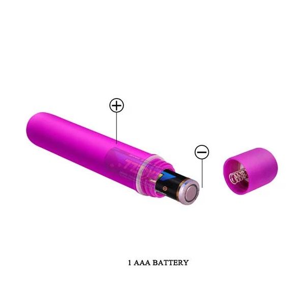 Ljubičasti klitoralni vibrator 10 funkcija vibracije - 014192