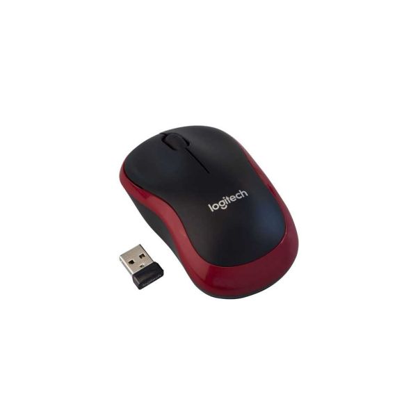 LOGITECH Bežični miš M185, crveni - 016687