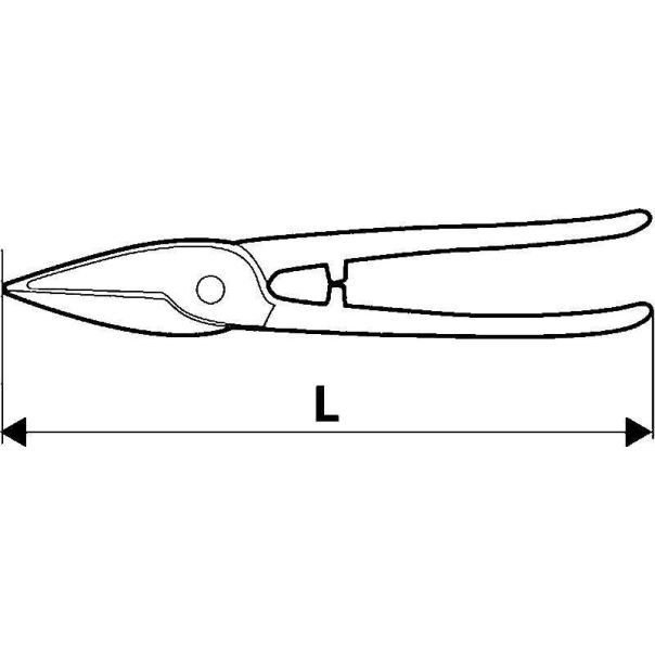 TOPEX Makaze za lim Pelikan - 01A445
