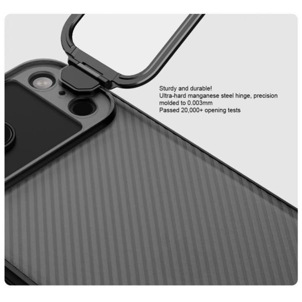 Maska za iPhone 17 Pro Max 6.9 crna (transparent kamera) Nillkin CamShield Prop - 224025