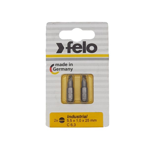 Felo Bit Industrial slot SL5,5 x 25 02052036 2 kom u blisteru - 02052036
