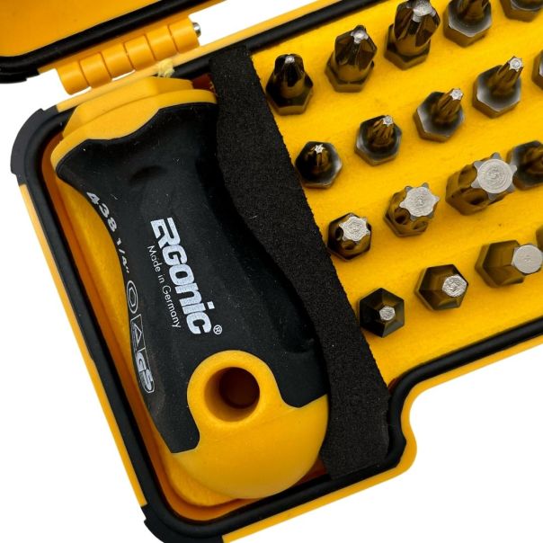 Felo Set alata XS-Strongbox Bits 30 sa ručkom i držačem bitova SL/PH/PZ/HEX/TX/SP 02073006 30 kom - 02073006