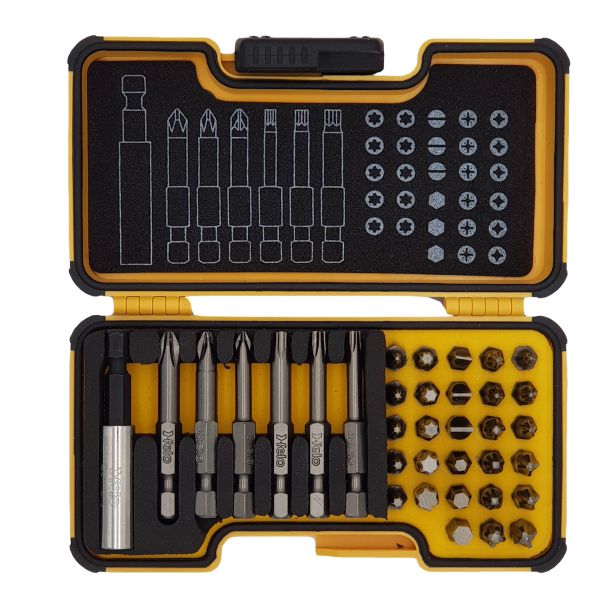Felo Set bitova XS-Strongbox Bits 35 sa držačem SL/PH/PZ/TX/HEX 02073516 35 kom - 02073516