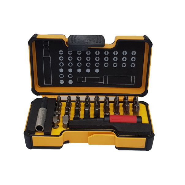 Felo Set bitova  XS-Strongbox Bits 38 sa držačem bitova STAR SL/PH/PZ/HEX/TX/SQ 02073806 38 kom - 02073806