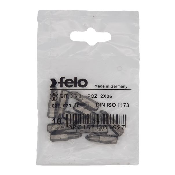 Felo Bit Industrial Pozidriv PZ2 x 25 02102010 - 02102010