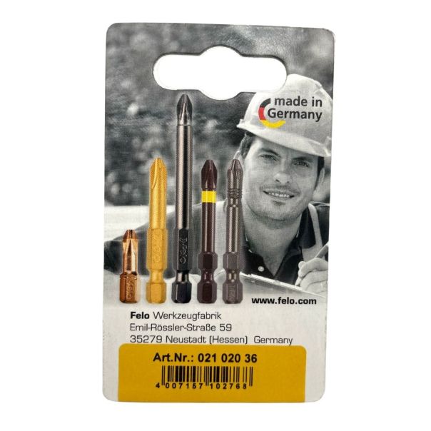 Felo Bit Industrial Pozidriv PZ2 x 25 02102036 2 kom u blisteru - 02102036