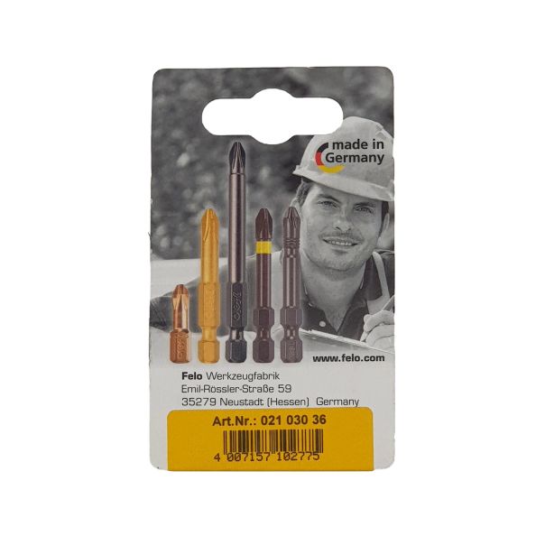 Felo Bit Industrial Pozidriv PZ3 x 25 02103036 2 kom u blisteru - 02103036