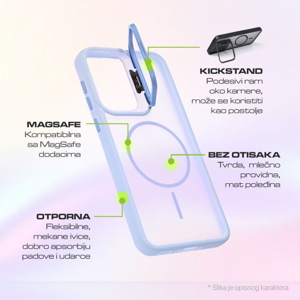 Maska za Samsung A175 Galaxy A17 plava Magsafe Pastel Pop - 225609
