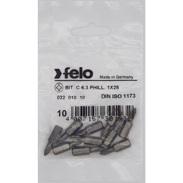 Felo Bit Industrial Phillips PH1 x 25 02201010 - 02201010