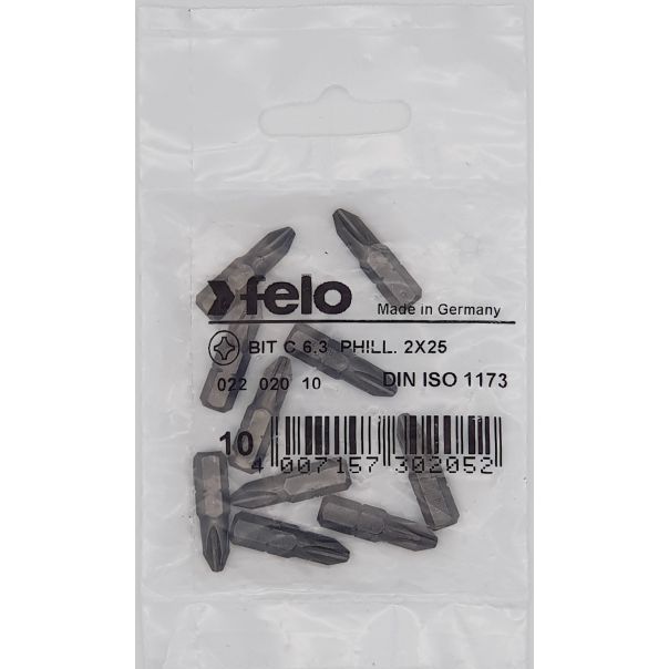 Felo Bit Industrial Phillips PH2 x 25 02202010 - 02202010